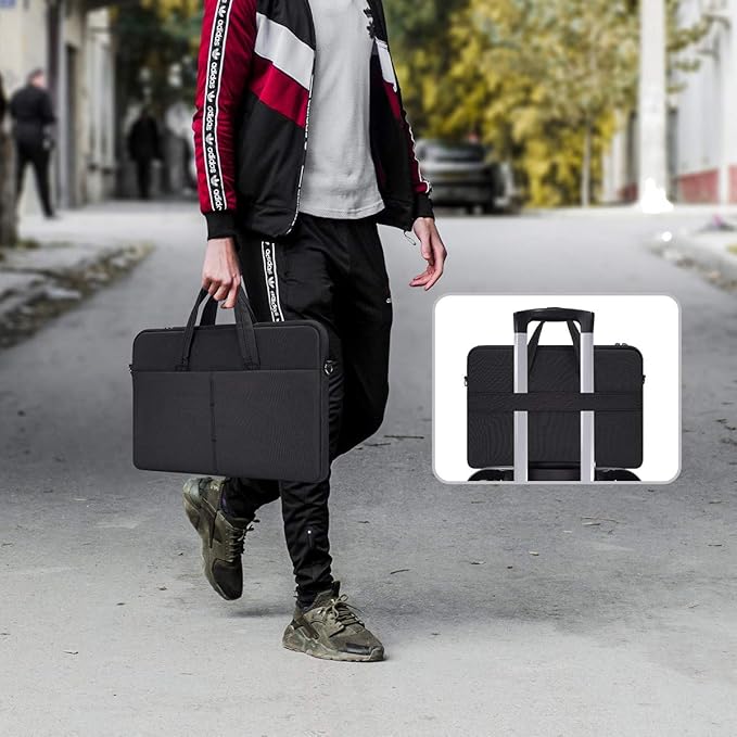 17-17.3 Inch Laptop Case Sleeve for HP 17.3/ Pavilion 17/ Envy 17/ OMEN 17, Acer Chromebook 17, Asus Vivobook Pro, Dell Inspiron 17 Notebook Computer Bag(Black)