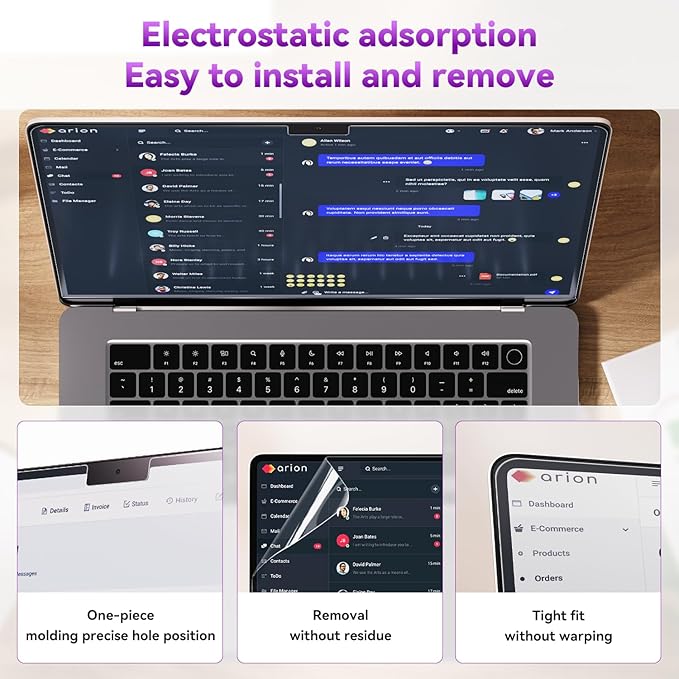 Mamol 2 Pack Anti Blue Light Screen Protector for MacBook Pro 16 Inch (2021-2026, M1, M2, M3, M4, M5), Eye Protection, Anti Glare