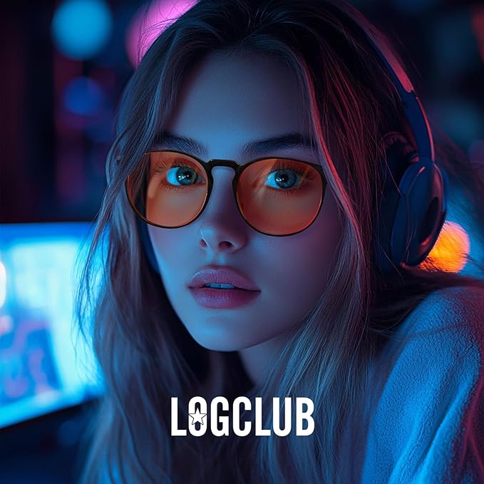 2 Pack Blue Light Glasses For Woman/Men Blue Retro Round Light Blocking Glasses