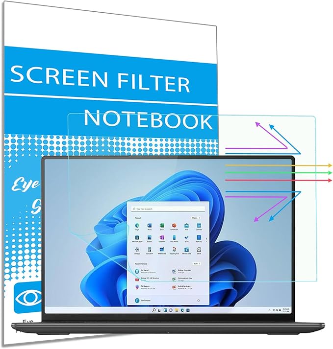 16 Inch Anti Blue Light Screen Protector for HP 16'' 16:10 Laptop, HP OmniBook 3&5&7 16/Envy 16/Spectre 16/ZBook 16/OMEN 16/Pavilion 16/ProBook 16/EliteBook 860 865 (G11 G10 G9) 16 Series Laptops