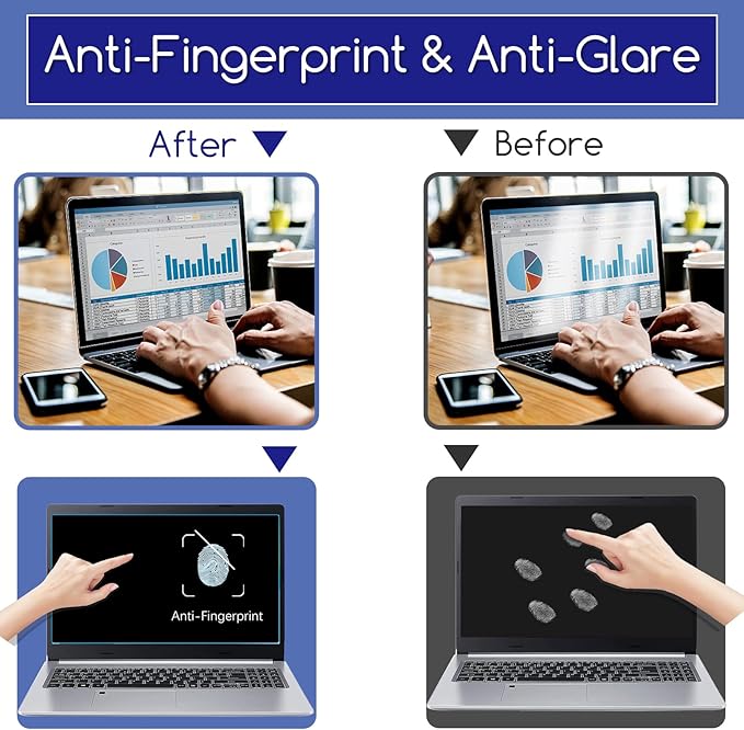 KEANBOLL 2 Pack Blocking Blue Light Screen Protector for 2026 New ASUS ZenBook S 14 Laptop (UX5406), Anti Blue Light Anti Glare and Anti Fingerprint (Matte) Shield
