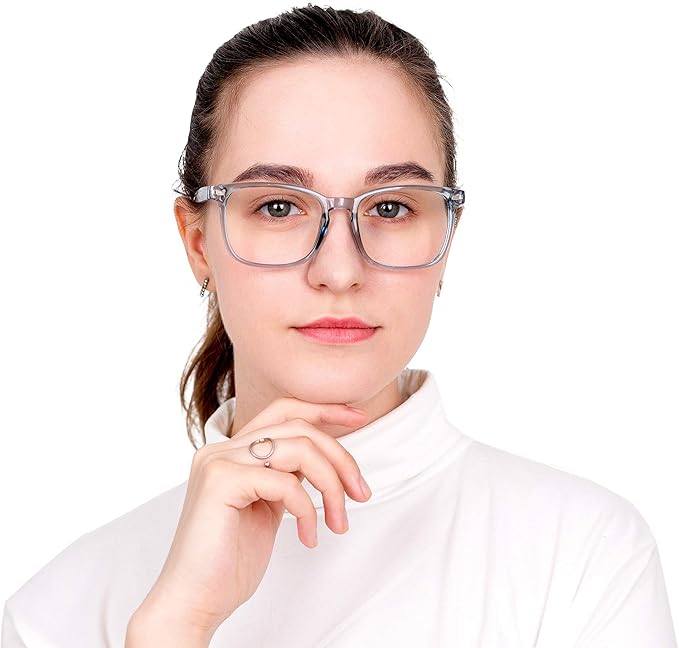 LifeArt 2 Pairs Blue Light Blocking Glasses with Spring Hinge, Computer Reading Glasses, Gaming Glasses, TV Glasses for Women Men (Champagne&Blue, +1.00 Magnification)