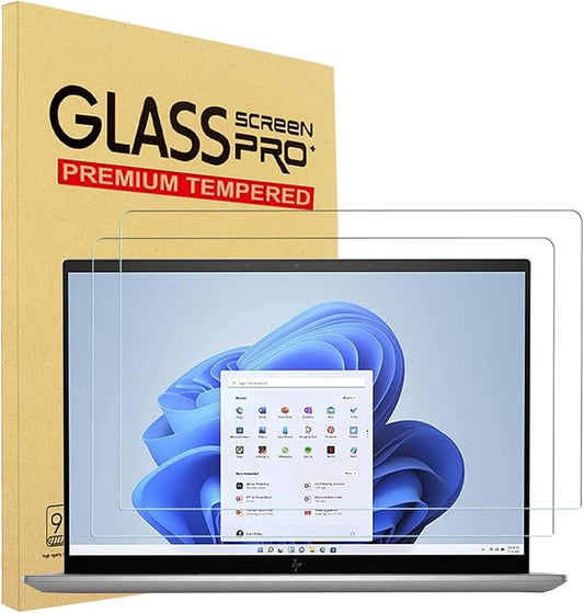 2 Pack 14" Tempered Glass Screen Protector for HP 14'' Laptop, for Pavilion X360 14/ Chromebook 14/ Steam 14/ HP ProBook 14/ EliteBook 14/ HP 14-dy 14-dq 14-dk 14-cf 14m-dw Laptop, 9H Hardness