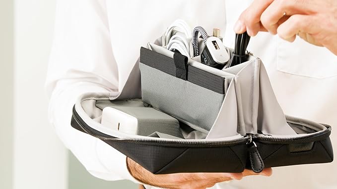Taskin Electronic Organizer | Tech Accessories Pouch | Cable Organizer