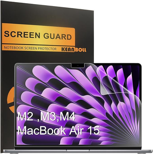 3 Pack Anti Glare Screen Protector for New Apple 2026-2025-2024-2023 MacBook Air 15 inch (Model: A3448 A3241 A3114 A2941) Laptop with M5 M4 M3 M2 Chip 15.3 inch Laptop,Anti Fingerprint (Matte) Shield