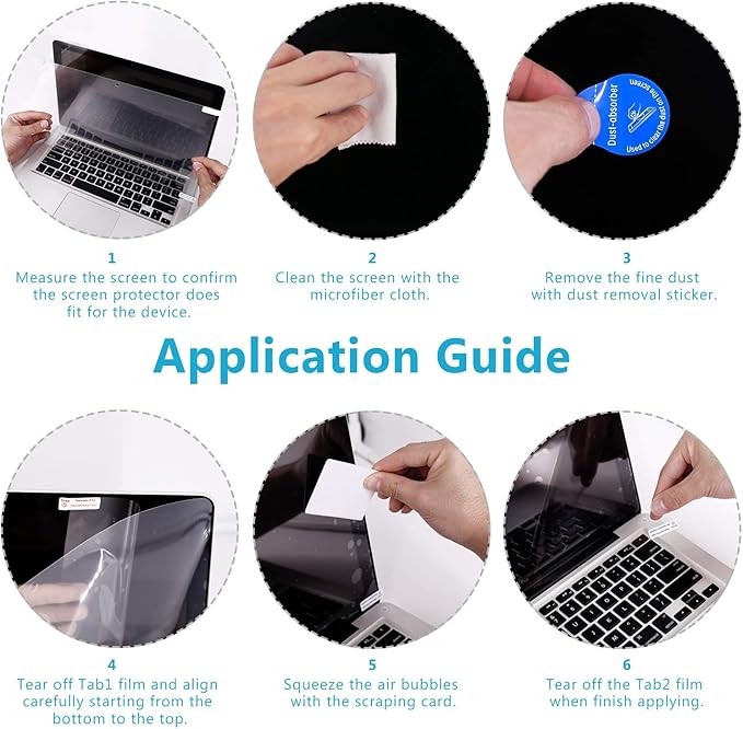 2 Pack 11.6 Inch Blue Light Screen Protector, Eye Protection Anti Blue Light & Glare Filter Film for 11.6" with 16:9 Aspect Ratio Laptop