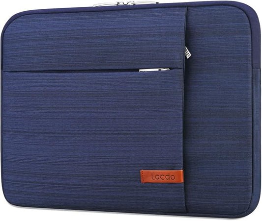 Lacdo 13 inch Laptop Sleeve Case for 13 inch MacBook Air M5 A3449 (2026), M4 A3240 2025, M3 A3113, M2 A2681, M1 A2337 | 13" MacBook Neo A18 Pro A3404 (2026) | iPad Air/Pro 13 M5 Computer Bag, Blue