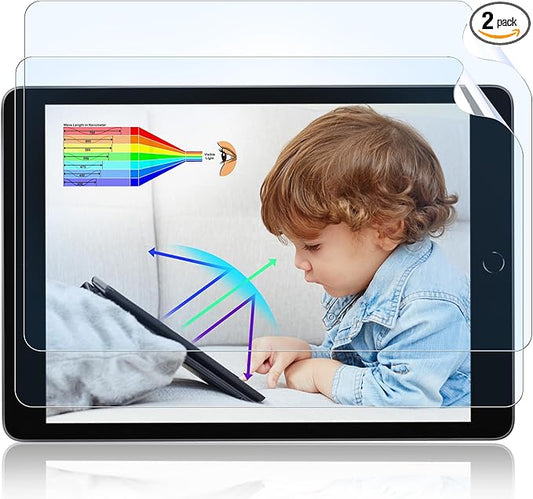 [2 Pack] Anti Blue Light Screen Protector for iPad 10th generation (10.9 inch, 2022 Model), iPad 10th Gen Screen Filter, High Sensitive/Anti Glare/Bubble Free, with Easy Installation Kit