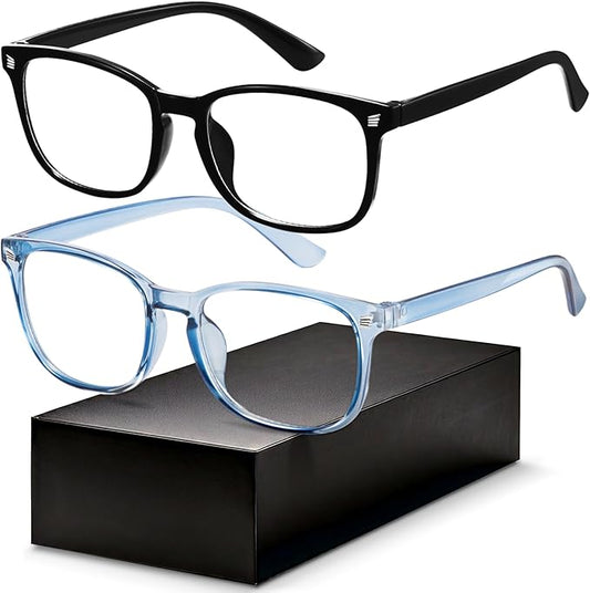 Gaoye Eyewear Frames for Men - Blue Light Blocking Square Glasses, Anti UV Ray Computer Gaming, Blue Blockers for Women