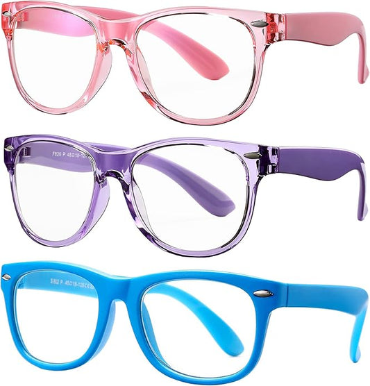 Pro Acme Blue Light Blocking Glasses for Kids - Boys & Girls Unbreakable Frame (3-12 Years)