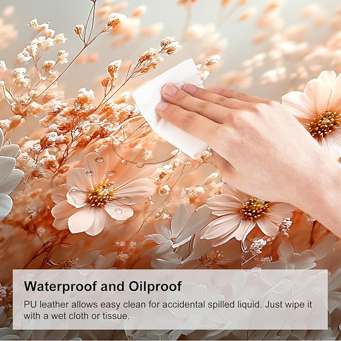 Mouse Pad, Large Anti-Slip with Stitched Edges Desk Mat Desktop Laptop Computer Desk Keyboard Mat,Table Protector Blotter Mat (Powder, 35.4" x 15.7")