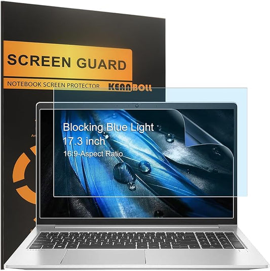 KEANBOLL 2-Pack 17.3" Blue Light Blocking & Anti-Glare Screen Protector | Universal Fit for HP, Dell, Asus, Samsung, Lenovo, Acer Chromebooks & 16:9 Laptops (Eye Comfort +Anti Glare)