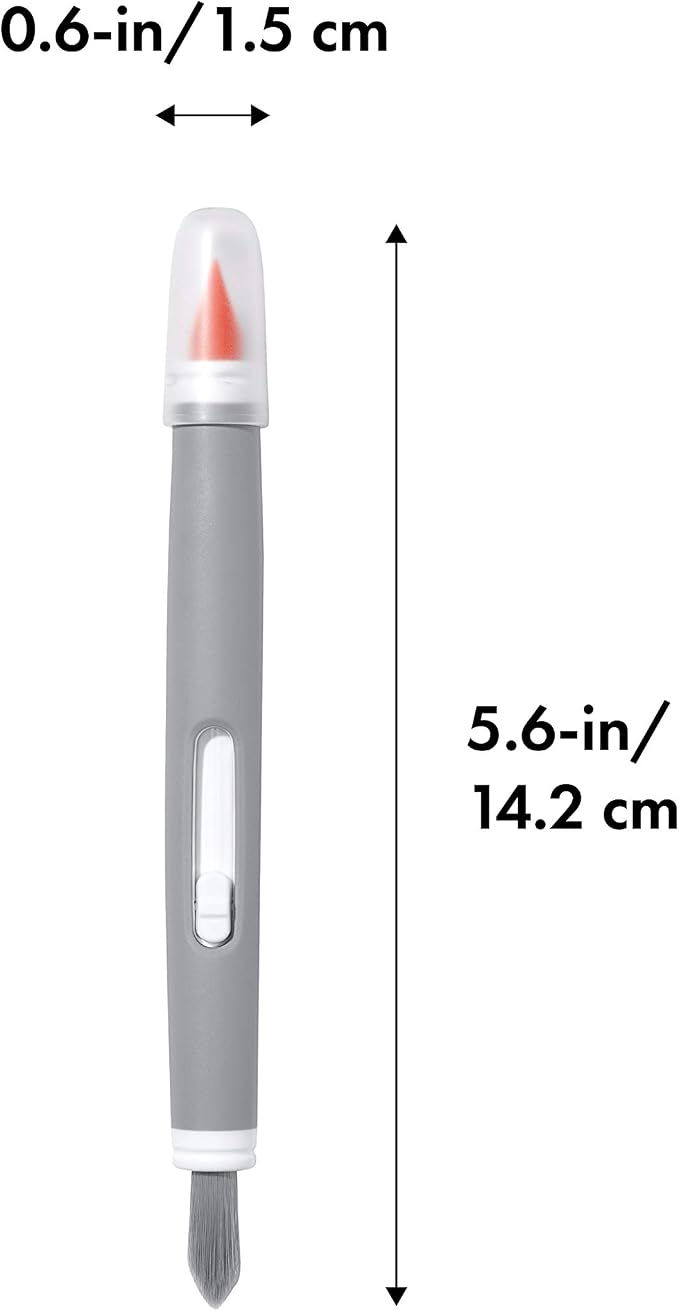 OXO Good Grips Electronics Cleaning Brush, Orange, One Size (Pack of 3) - Image 2