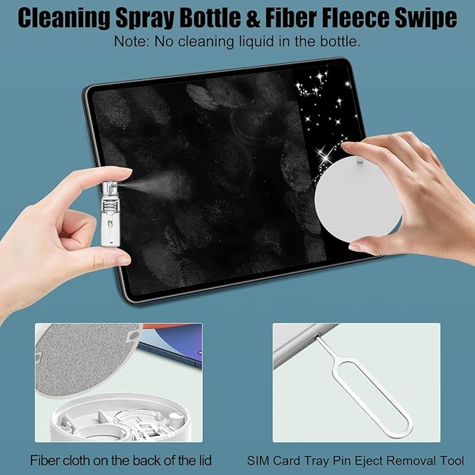 VICHYIE 20 in 1 Multifunctional Cleaner Kit for Electronic Devices, Keyboard Cleaning Brush, Headphones Cleaner Kit for AirPods, Multi-Tool for Cleaning Laptop, Earbuds, Camera, Cellphones (White) - Image 4