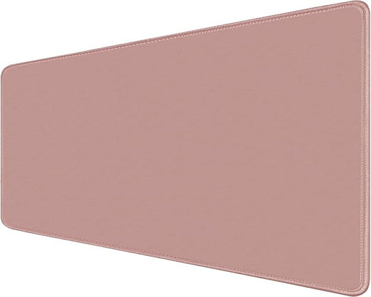 Large Mouse Pad, XXL Extended Computer Keyboard Mouse Mat with Stitched Edges, 31.5" x 15.7" Non-Slip Waterproof Rubber Base Office Big Long Gaming Mousepad for Work, Game, Office, Home, Pink