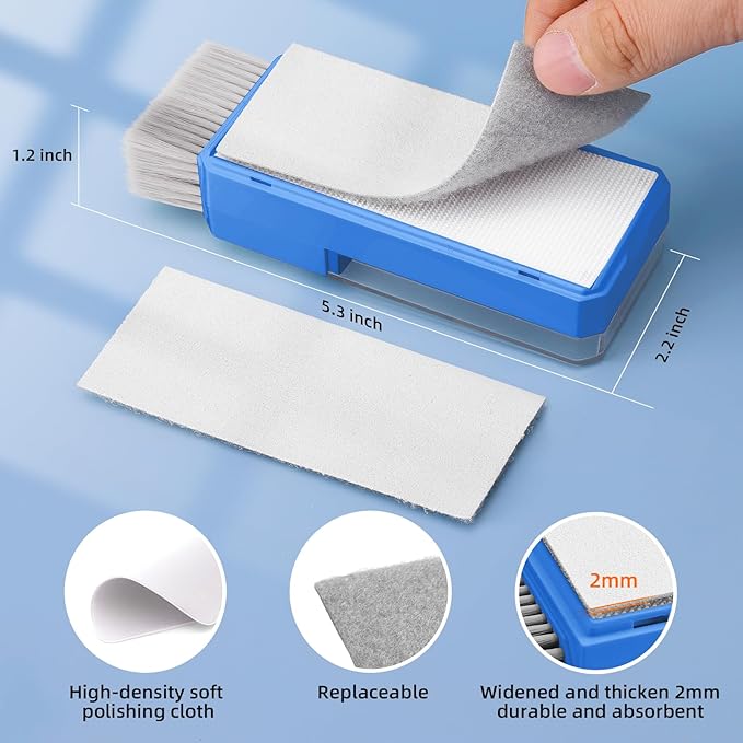 Ordilend Keyboard Cleaning Kit Laptop Cleaner, All-in-One Computer Camera Cleaning Kits Brush Tool, Multi-Function PC Electronic Cleaner for iPad iPhone Pro Earbuds Camera Monitor with Patent, SkyBlue - Image 6