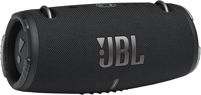 JBL Xtreme 3 - Portable Bluetooth Speaker, Powerful Sound and Deep Bass, IP67 Waterproof, 15 Hours of Playtime, Powerbank, PartyBoost for Multi-speaker Pairing (Black)