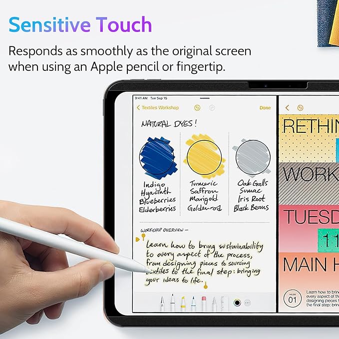 Peslv Magnetic Privacy Screen Protector for iPad Pro 13 Inch M4/M5 [2025/2024 8th/7th Gen], Removable Anti Blue Light Glare Spy Private Filter, High Sensitive Bubble-Free Black Security Screen