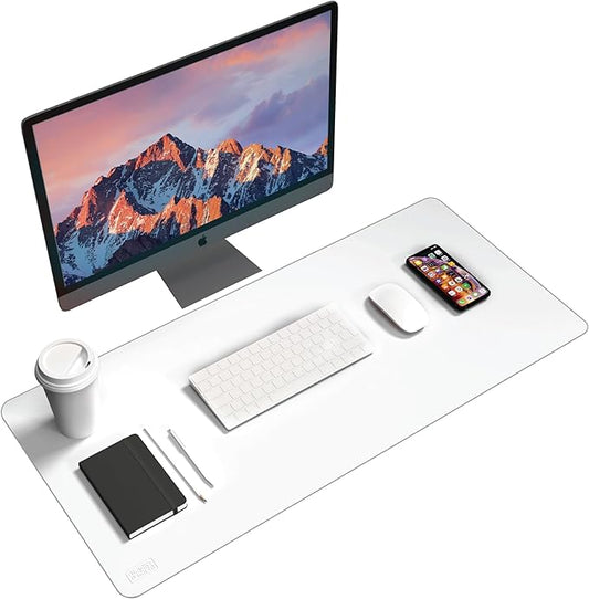 Black+Decker Faux Leather Desk Mat for Keyboard and Mouse - Protective Desk Decor - Gaming, Work from Home, Office Accessory