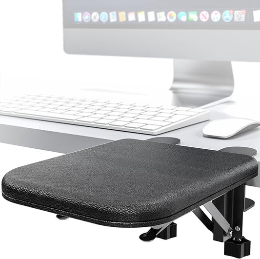 NODOCA Arm Rest for Desk, Ergonomics Wrist Rest, Desk Extender, Soft Sponge Built-in, Comfortable Arm Support for Desk, Foldable Elbow Rest for Desk, Home, Office(1pcs)