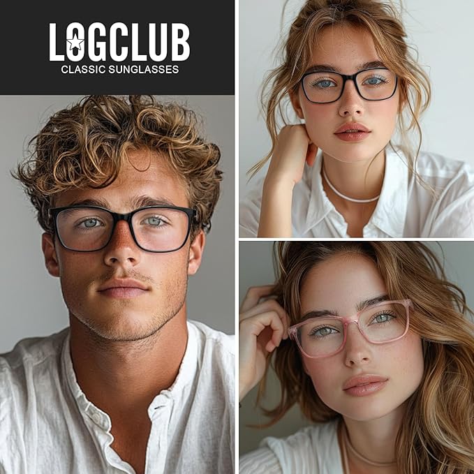 Blue Light Glasses For Men & Women - Anti Glare Computer Blue Light Blocking Glasses with UV Protection for Gaming