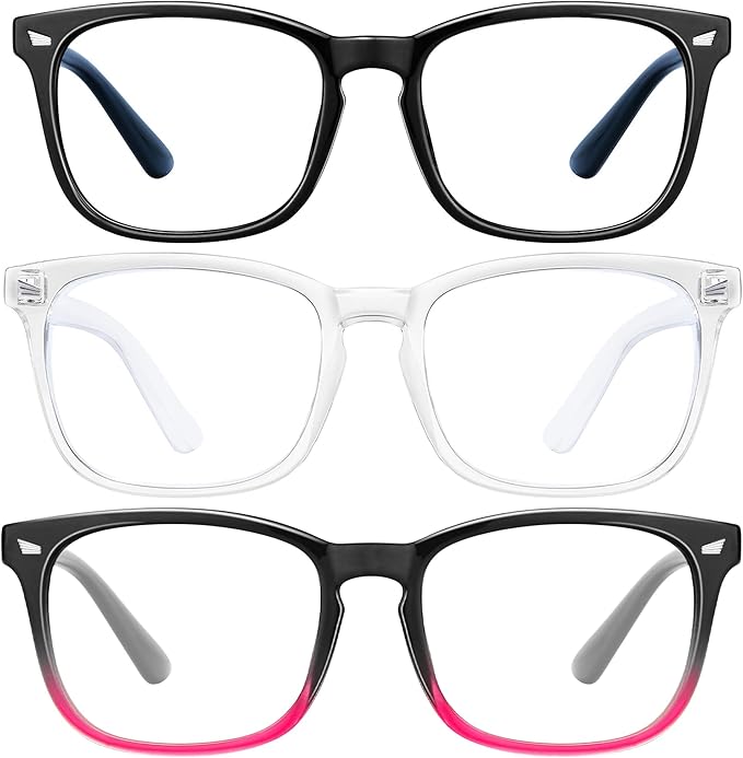 hunsquer Blue Light Glasses for Woman/Men Computer Blue Light Glasses