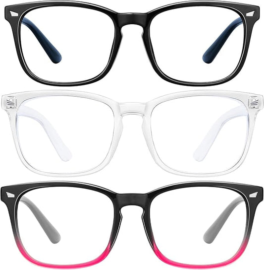 hunsquer Blue Light Glasses for Woman/Men Computer Blue Light Glasses