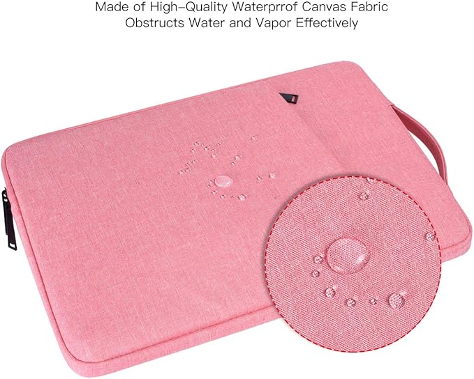 17 17.3 Inch Laptop Bag for Women, Carrying Computer Notebook Sleeve Case for Acer Chromebook 17/ Dell Inspiron/MSI/HP Envy Pavilion/ASUS/Lenovo IdeaPad College School Office Travel,Pink