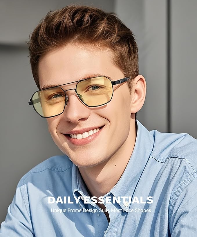 ANYLUV Blue Light Glasses for Woman/Men, Blue Light Blocking Glasses Women Computer Gaming Glasses for Eye Protection