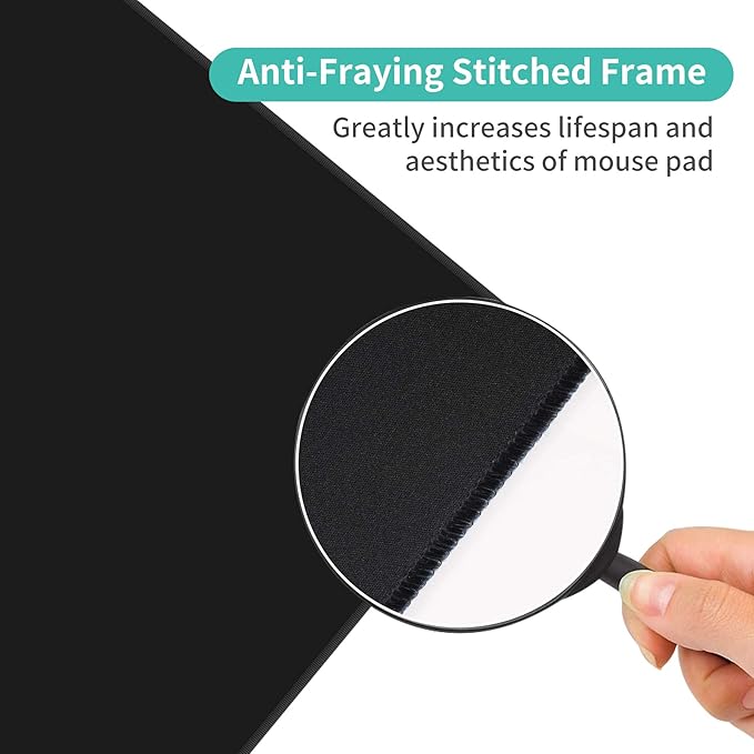 Dynippy Thin Extended Gaming Mouse Pad （31.5 * 11.8 * 0.08 inch） with Stitched Edges Large Mousepad Long XXL Keyboard and Mouse pad Desk Mat for Gaming Office & Home - Galaxy Nebula Space