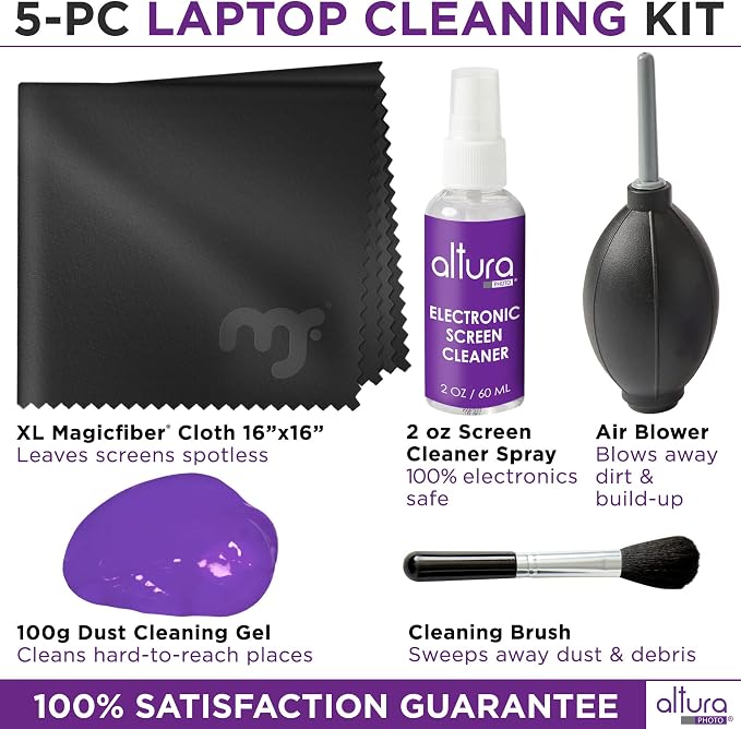Keyboard Cleaner & Laptop Cleaning Kit - All-In-One Electronic Screen Cleaner for Computer, PC, MacBook, iPhone, Camera Accessories - Gifts for Gamers Men, Stocking Stuffers for College Tech Guy Geeks - Image 2