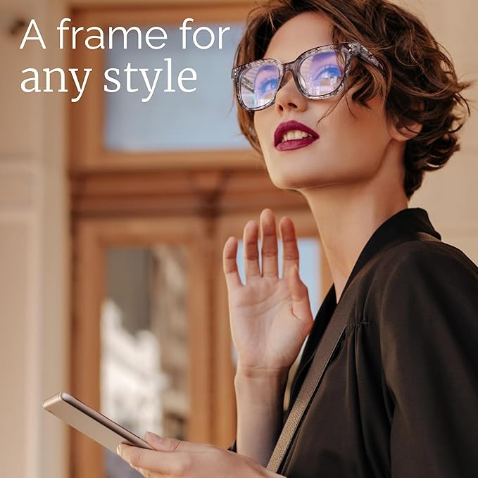 miyya Blue Light Glasses for Women & Men – Oversized UV & Blue Light Blocker Chunky Frames, Stylish Eyewear Accessories