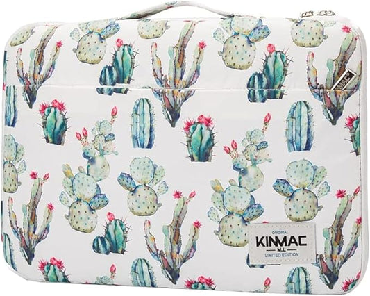 Kinmac 360° Heavy Duty Protective Laptop Sleeve Case Bag Cover with Handle for MacBook Air 13 inch,iPad Pro 13 inch and 13.3 inch HP,Dell,Lenovo,Asus,Acer Laptop (Cactus)