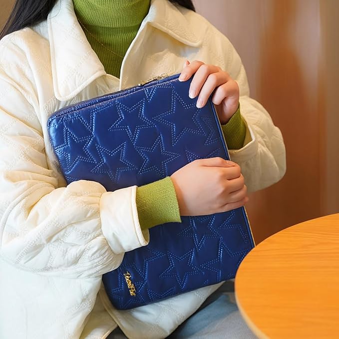 15 16 inch Laptop Sleeve Case for 15" MacBook Pro/Air M5 M4, 16" MacBook Pro M5 M4 Max, 15" Surface Laptop 7, 15" IdeaPad Slim 5i Gen 9 ｜ 3i Gen 8/9, 16.3" XPS 16, HP Laptop Bag Cover,Blue