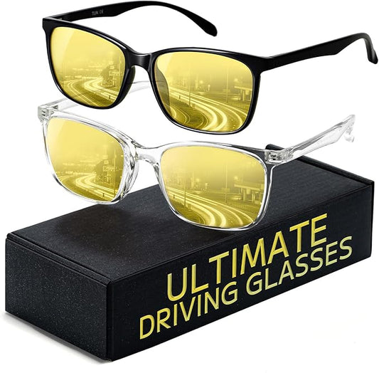 TIJN Sleep Glasses for 99.9% TR90 Blue Green Light Blocking Dual AR Coatings Red Lens for Computer Gaming Reduce Eyestrain