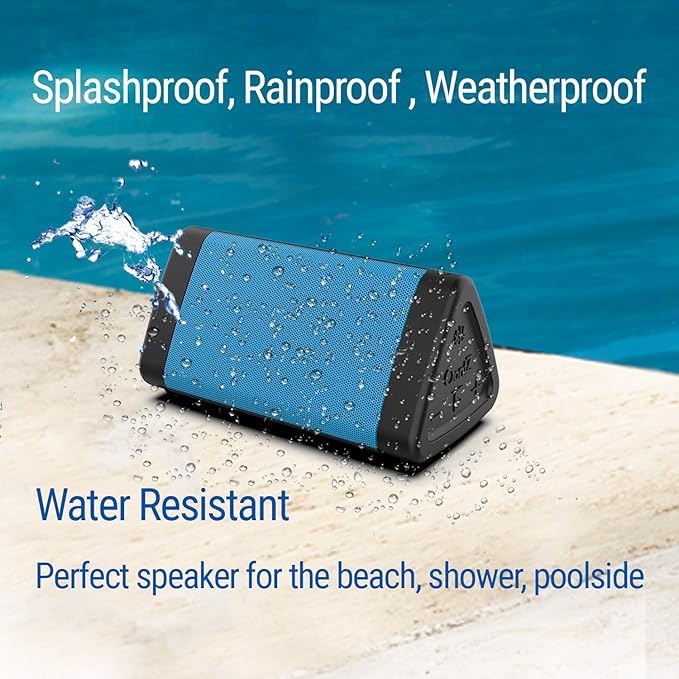 OontZ Angle 3 (4th Gen) – Portable Bluetooth Speaker, 12W Stereo Sound, 24 Hour Playtime, Rich Bass, 100 Foot Wireless Range, Waterproof, Home, Outdoor, Travel, Great Gift (Blue)