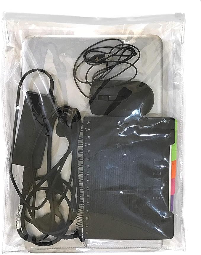 Waterproof Dust Cover for 14 inch Laptop Dustproof Scratch Proof Translucent Zip Lock PVC Bag
