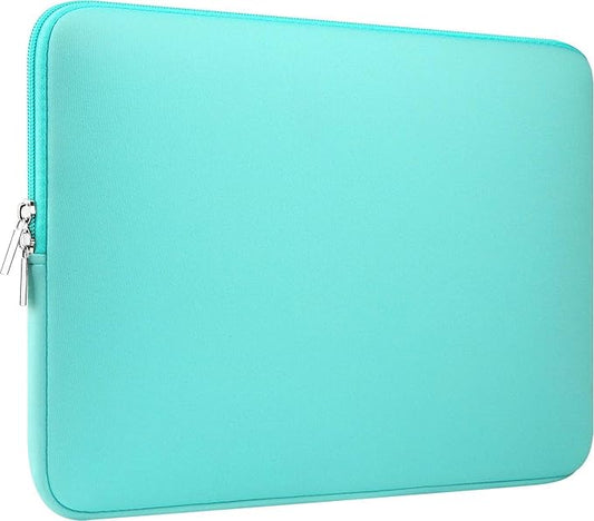 CCPK Laptop Sleeve 15.6" for MacBook Pro 16 inch Mac Air 15 inch M4 M3 Compatible with Hp Lenovo Dell Acer Computer Laptop Bag Sleeve Carrying Case Cover Protective Skin 15.6-16 inch Accessories, Mint