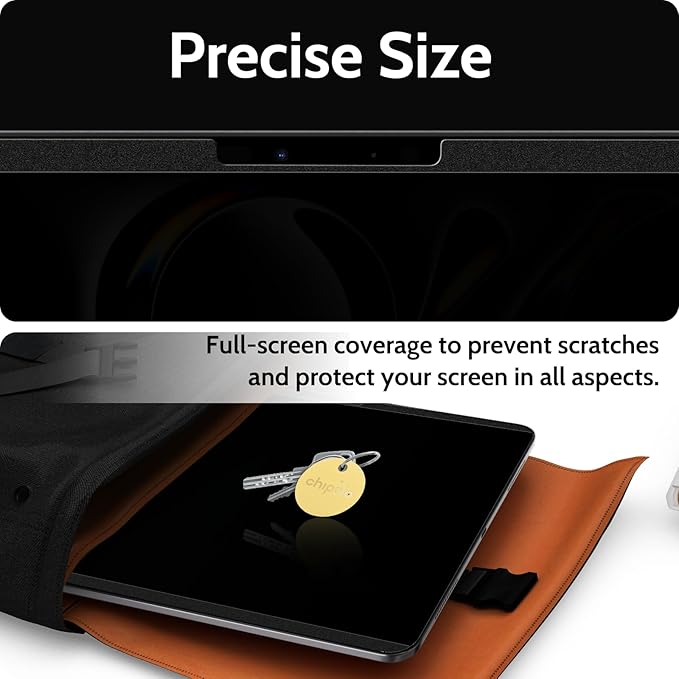 Peslv Magnetic Privacy Screen Protector for iPad Air 11 Inch (2024-2026, M2/M3/M4), Removable Anti Blue Light Glare Spy Private Filter, High Sensitive Bubble-Free Black Security Screen