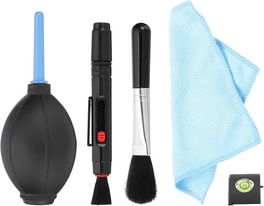 PATIKIL Camera Cleaning Kits, Lens Cleaner Kit with Lens Brush Pen, Microfiber Cleaning Cloth Cleaning Tool Accessories for Camera, SLR, Telescope, Magnifying Glass, Phone,1 Set by PATIKIL