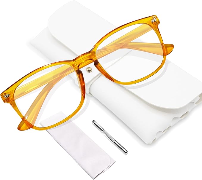 BIRDDIE Blue Light Blocking Glasses for Women & Men, UV400 Anti-Glare Computer Glasses for Gaming,Reading & Eye Strain Relief