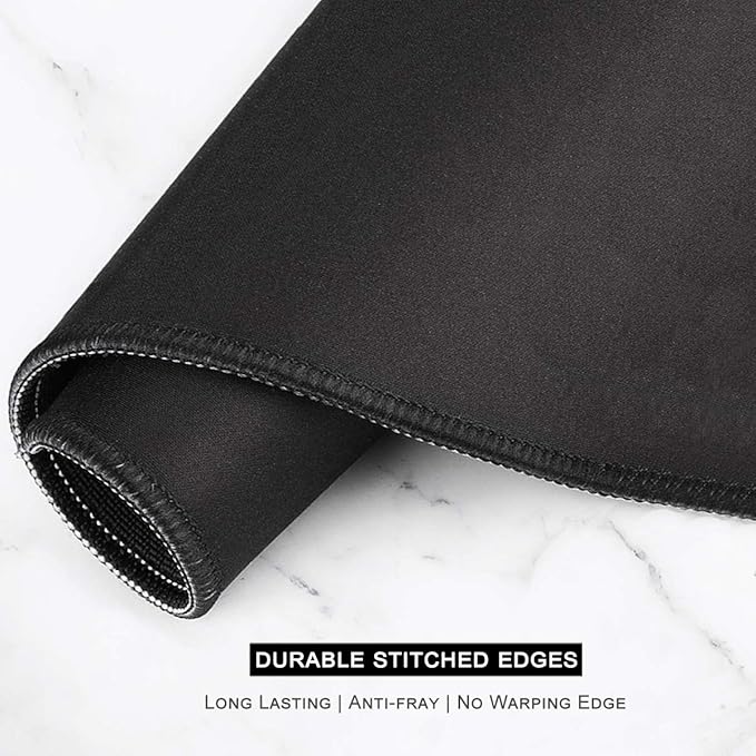 Auhoahsil Large Gaming Mouse Pad, Vintage Map Theme XXL 35.4 x 15.7 in Desk Pad Stitched Non-Slip Rubber Long Computer Mousepad Thin Extended Full Size Desk Mat for Desktop, Laptop, Wireless Mice