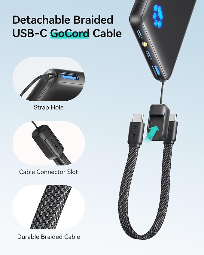 INIU 25000mAh 100W USB C Laptop Portable Charger & Ultra Slim 45W 10000mAh Power Bank Combo