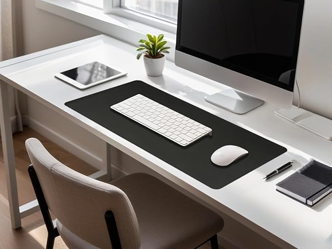 Desk Pad Mat PU Leather Non-Slip Water-Resistant Desk Matt for Desktop