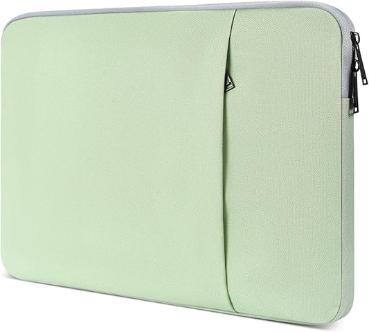 Laptop Sleeve Case 17 inch, Padded Shockproof Travel Carrying Bag for HP 17.3 inch Laptop, Pavilion 17, Envy 17 17t, Lenovo ideapad 17, Dell Inspiron 17 Water-Resistant Computer Cover -Green