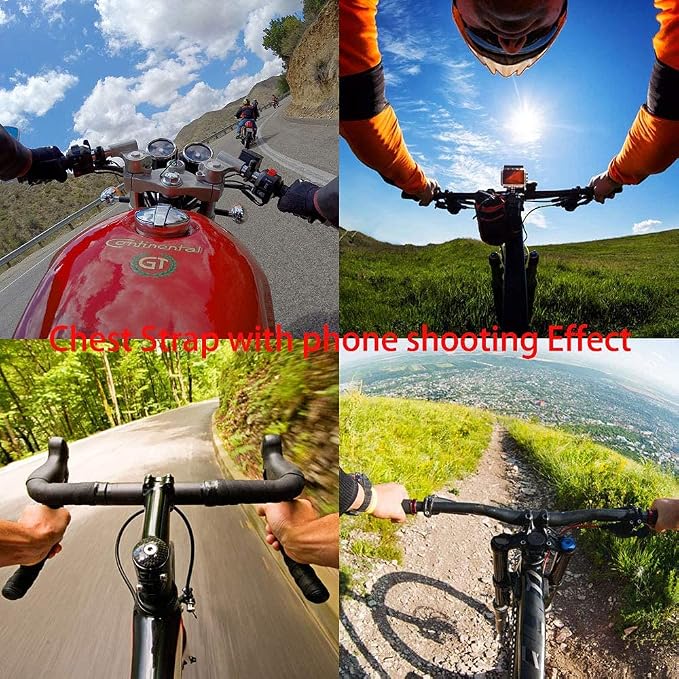 PellKing Mobile Phone Chest Strap Harness Mount Head Strap Holder Kit for POV/VLOG,Cell Phone Clip Compatible with iPhone,Samsung,GoPro Hero 9, 8,7, 6, 5, 4, 3,2, 1,AKASO,DJI Osmo,and Action Cameras… - Image 8