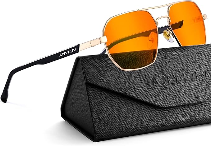 ANYLUV Blue Light Glasses for Woman/Men, Blue Light Blocking Glasses Women Computer Gaming Glasses for Eye Protection