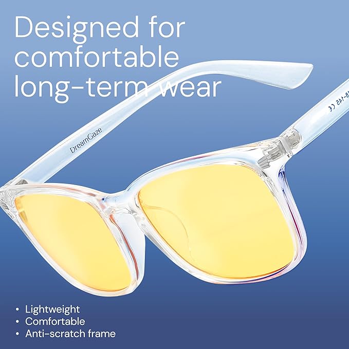 livho Gaming Blue Light Blocking Glasses for Better Sleep, Premium Night Driving, Computer Blockers for Man & Woman