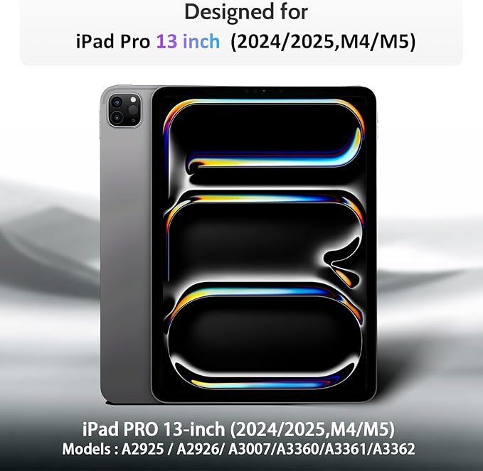 Peslv 2 Pack Like Paper Screen Protector for iPad Pro 13 Inch M4/M5 [2024/2025 7th/8th Gen], Matte Anti Glare PET Film/Blue Light Filter Eye Protection Cover/Drawing & Writing Feel Like on Paper