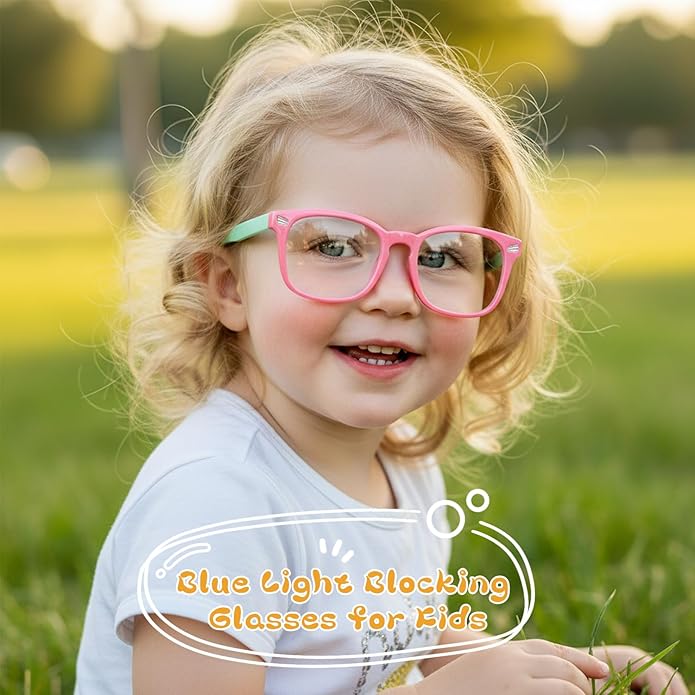 CHEERS DEVICES Blue Light Blocking Glasses for Kids Boys Girls Teens - Computer Glasses with Unbreakable Frame and Anti-Glare